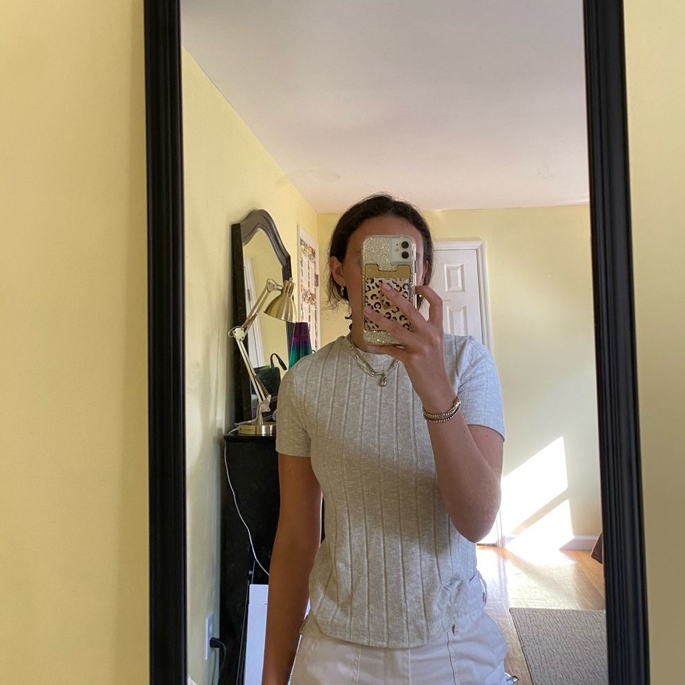 zara fitted tshirt